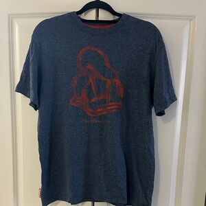 Walt Disney World Exclusive 2014 Men's Heathered Navy Donald Duck Graphic Tee